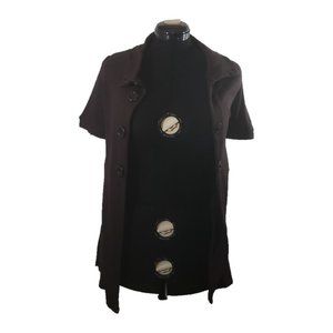 HL Women's Dark Brown Top - Small
